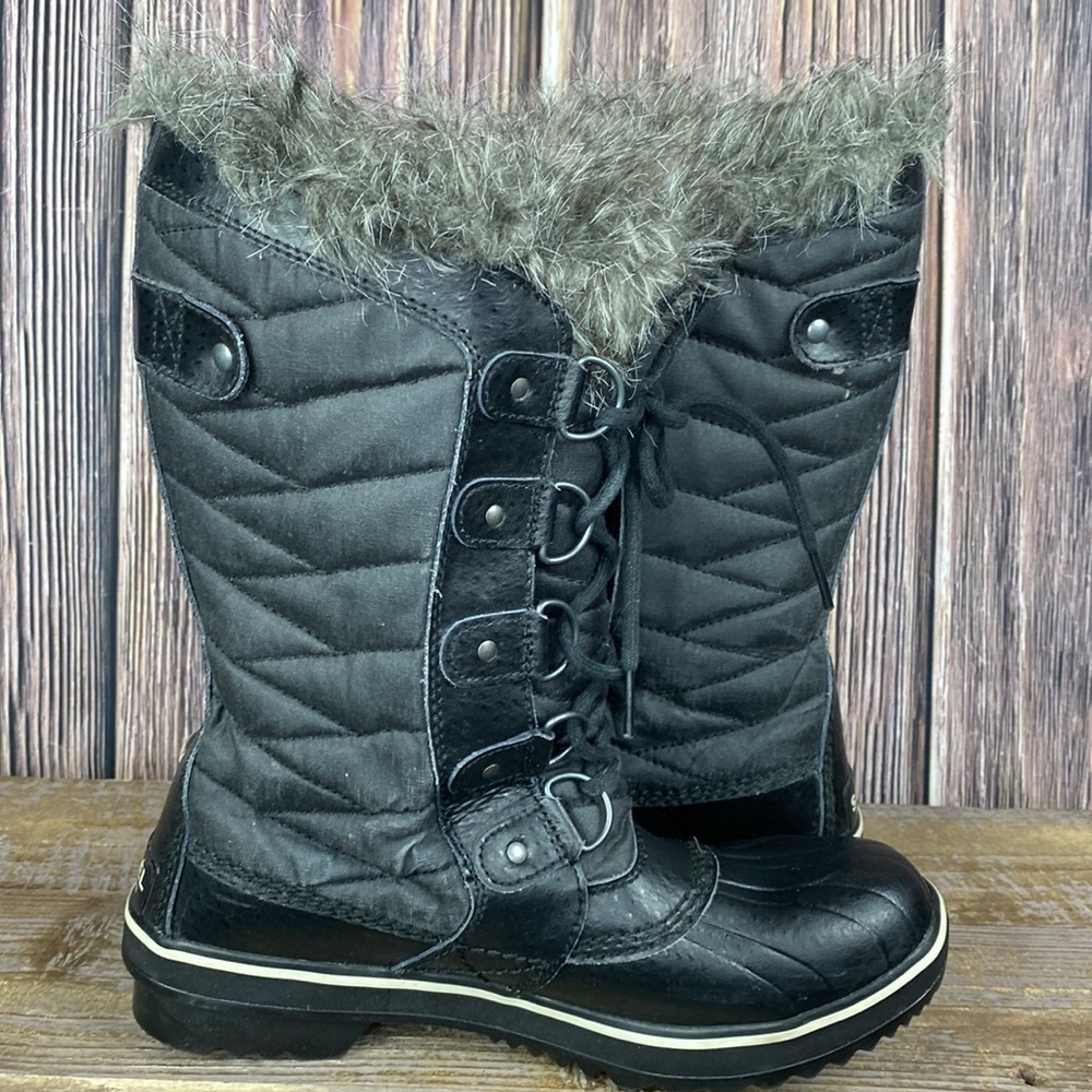 SOREL TOFINO II BOOTS- BLACK- SIZE 7 - Picture 6 of 9